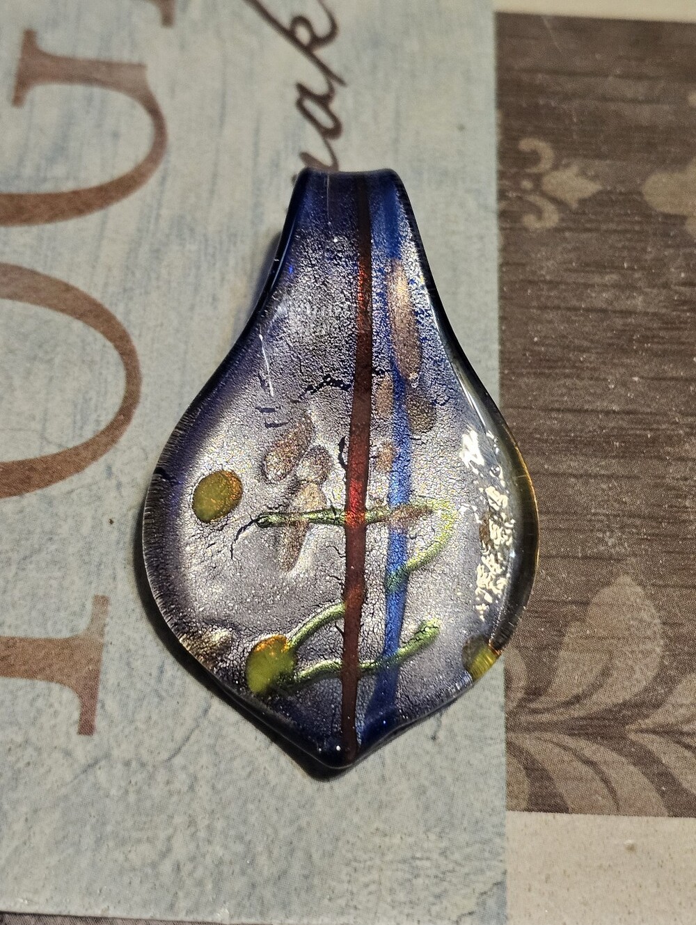 Unique Colorful Glass Pendant